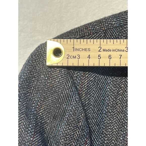 Vintage Haggar 44R Gray Multi-Color Herringbone Tweed Blazer Sport Coat Jacket - Picture 11 of 14
